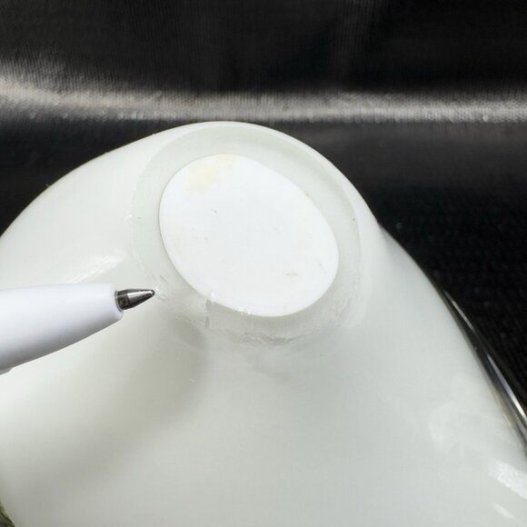 Vintage Venetian Art Glass Duck Bird Bowl Dish Candy Holder Container White VTG - Picture 7 of 14